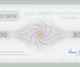 Coupon with Certificate templates vector 02