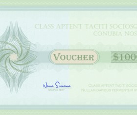 Coupon with Certificate templates vector 04