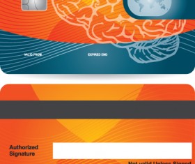 Creative Credit card design vector 01
