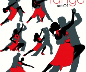 Elements of Dancing vector graphics 01