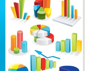 Set of Diagram Icons vector 03