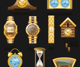 Different Clocks design vector