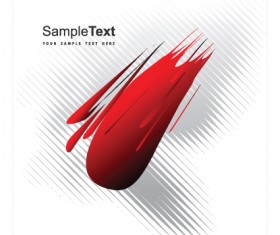 Vector Drops of blood design elements 03