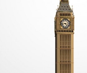 Elizabeth Tower Big Ben design vector