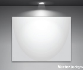Set of Empty gallery wall with lights background 01