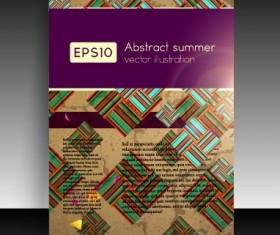 Cover Flyer design art vector graphic 01