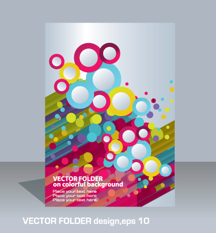 Cover Flyer design art vector graphic 03