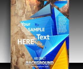 Cover Flyer design art vector graphic 05