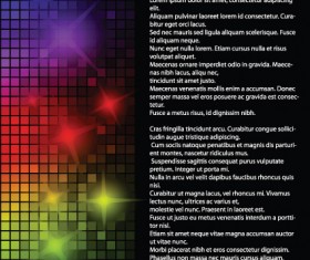 Vector Flyer summer party design elements 02