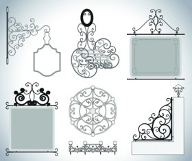 Vector Forged Guardrail design set 03