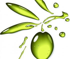 Transparent Fruit glass design vector 01