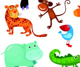 lovely animals 04 design elements