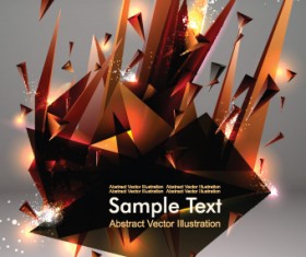 Abstract Geometric Vector Background art 02