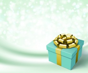 Stylish Gift Boxes with Ribbon design vecotr 02