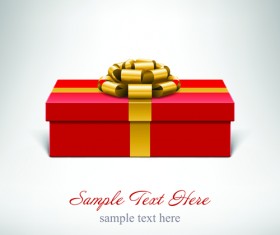 Stylish Gift Boxes with Ribbon design vecotr 04