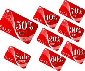 Creative Gift cards discount design vector 01