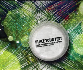 Colored Grunge backgrounds vector 02