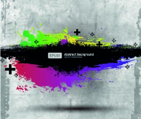 Grunge paper background art vector 02