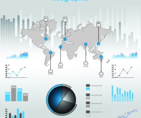 Infographic and elements vector set 02