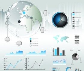Infographic and elements vector set 03