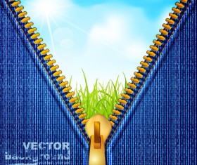 Vector Jeans design elements background 04