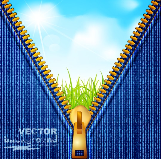 Vector Jeans design elements background 04