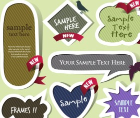 Label Cloud for you text vector 02