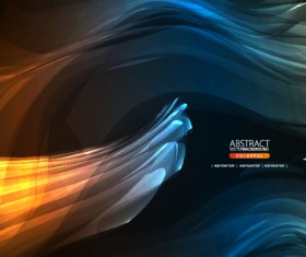 Dynamic Light backgrounds art vector set 05