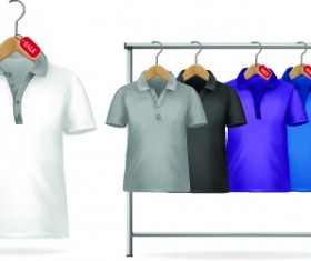 Different Mens wear Illustration vector 01