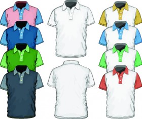 Different Mens wear Illustration vector 03