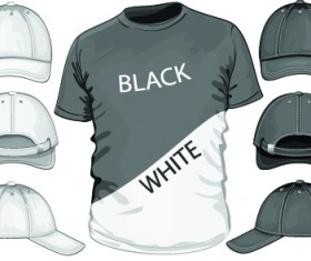 Different Mens wear Illustration vector 05