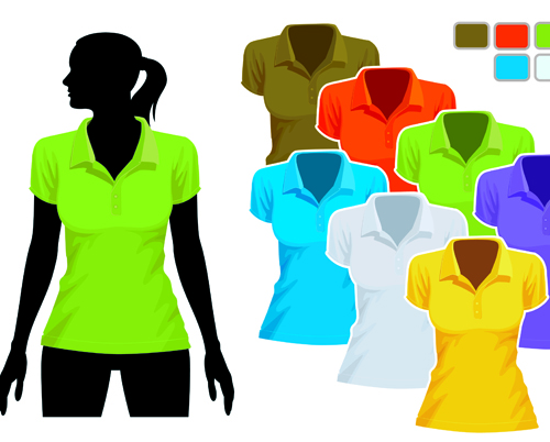 Mens and womens clothing design elements 01