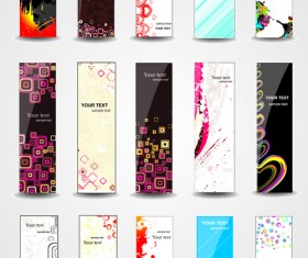 Huge collection of Modern Website benner vector graphic 01