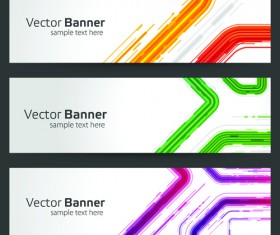 Creative Website Headers banner vector set 02