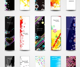 Huge collection of Modern Website benner vector graphic 02