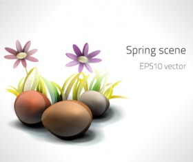 Vector Nature objects backgrounds 03