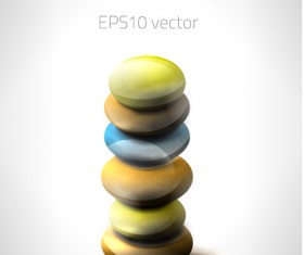 Vector Nature objects backgrounds 04