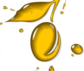 Objects of glass vector icons set 03