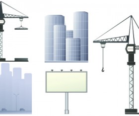 Vector Outdoor advertising design elements set 01