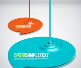 Paint abstract vector backgrounds art 03