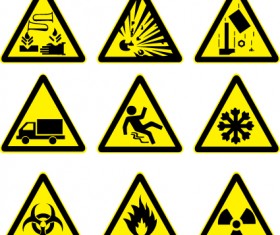 Different Prevention symbols vector set 03