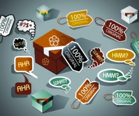 Promotion stickers and tags vector 03