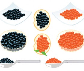 Set of Russian symbolism design elements vector art 06