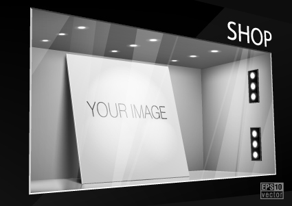 black and white Style Showcase vector 02