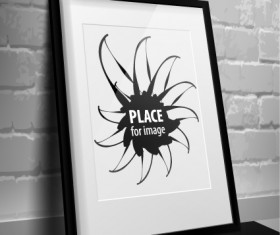 black and white Style Showcase vector 03