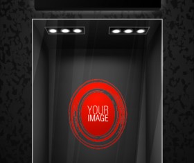 black and white Style Showcase vector 05