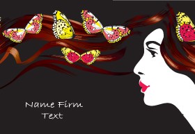 Spa beauty salon Illustration vector set 04