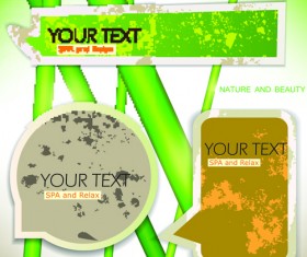 Speech Bubbles Garbage vector 01