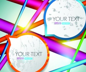 Speech Bubbles Garbage vector 02