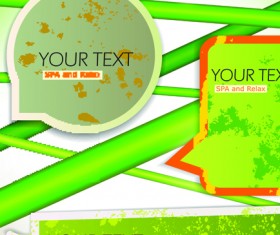 Speech Bubbles Garbage vector 03